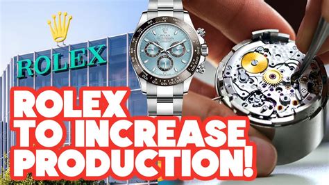 rolex stop production|rolex production 2024.